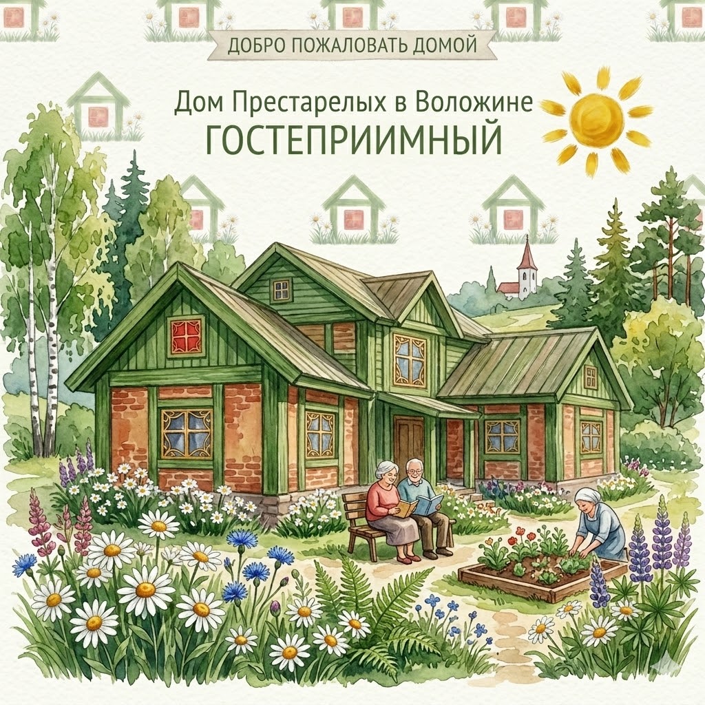 дом престарелых в Воложине - Гостеприимный